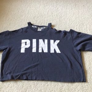pink dropped long sleeve